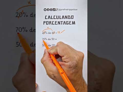 Porcentagem é mais fácil do que você pensa! #Matemática #Porcentagem