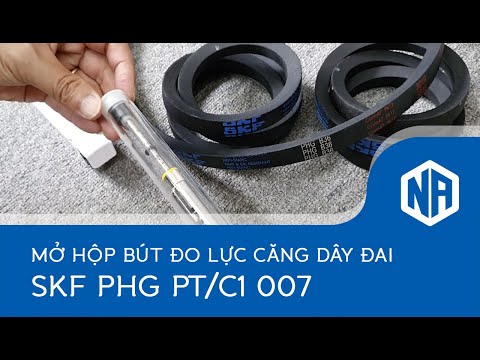 Mở hộp SKF PHG PT/C1 007 bút đo lực căng dây đai (curoa)