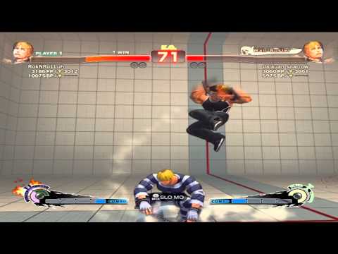 Super Street Fighter 4: AE - Cody (RokNRoLLuh) vs Cody (dalauan sparrow)