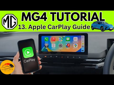 MG4 Tutorial / User Guide - 13. How to Connect & Setup Apple CarPlay - How to MG4