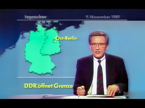 Mauerfall: ARD-Tagesschau vom 09.11.1989
