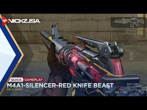 M4A1-Silencer-Red Knife Beast (VVIP) | CROSSFIRE China 2.0