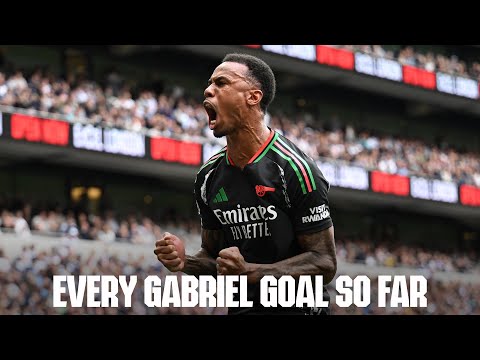 EVERY GOAL | All of Gabriel Magalhães goals for The Arsenal so far!