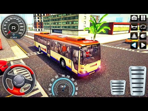 City Bus Driving Simulator - Mobile Transporter Red Bus Unlocked - Android GamePlay