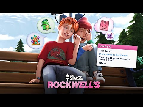 HE HAS A LITTLE CRUSH!!! 😭💘 | The Sims 4 Rockwell Legacy