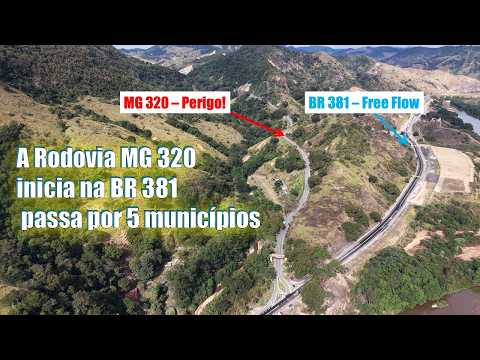 🚫 ABISMOS Rodovia Estadual que inicia na  BR-381apresentando RISCO ao motoristas.