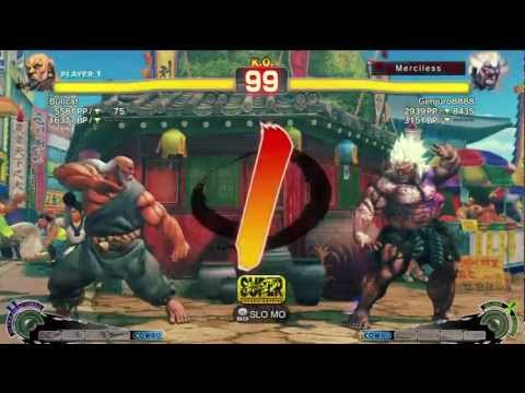 Bullcat (Gouken) vs Genjuro8888 (Oni) - AE 2012 Match *720p*
