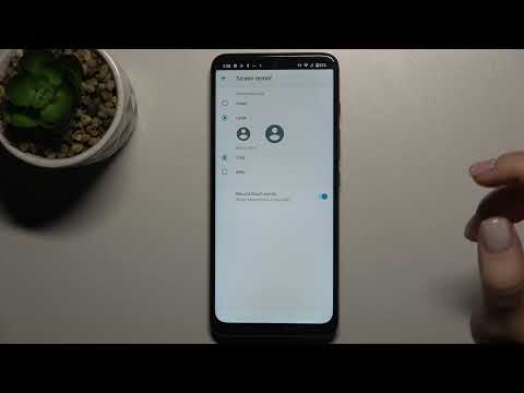 Turn On/Off Screen Touches in Screen Recorder Settings - MOTOROLA Moto G50
