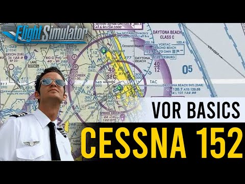 Real Pilot Shows the REALISTIC WAY to use VOR Navigation in MSFS - Cessna 152 - Part 4