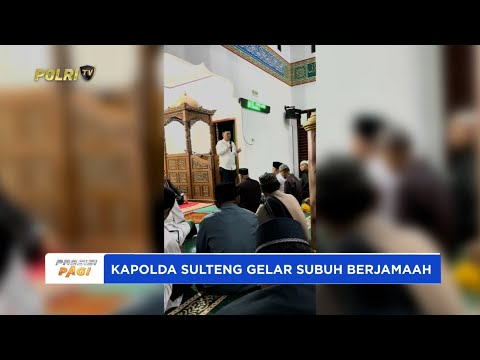 KAPOLDA SULTENG HADIRI ACARA SUBUH BERJAMAAH SEKALIGUS TEBAR KEBAIKAN DI MOROWALI