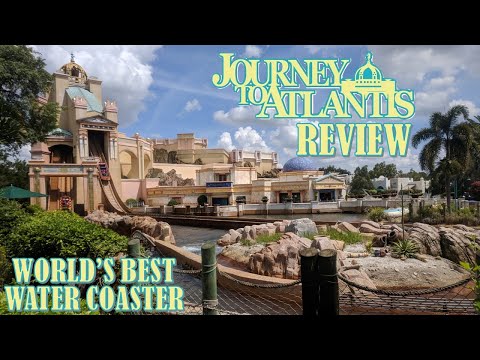 Video review of Journey to Atlantis by Canobie Coaster