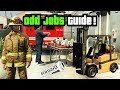 GTA 5 NEW ODD JOBS GUIDE UNLOCK Forklift Certified Firefighter Outfits