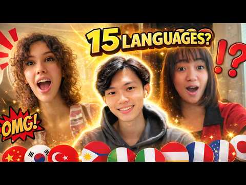 People Go CRAZY When I Speak 15 Languages on OmeTV!