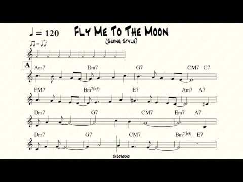 Fly Me To The Moon / Backing Track (Swing Style BPM 120)