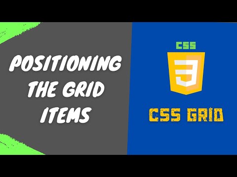 46. Positioning the Grid Items using Grid-row and grid-column in the CSS Grid - CSS3