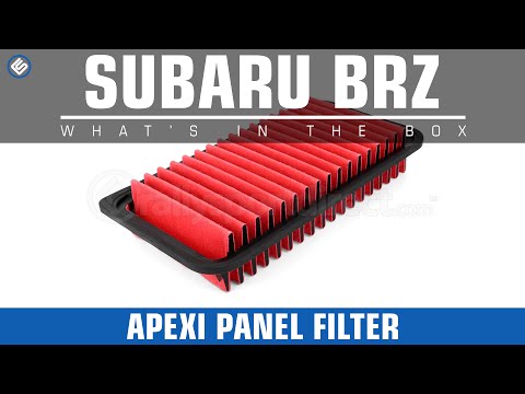 Apexi Power Intake Panel Filter (BRZ/FR-S) - What's in the Box?