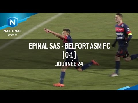 J24 : SAS Epinal - Belfort ASM FC (0-1), le résumé