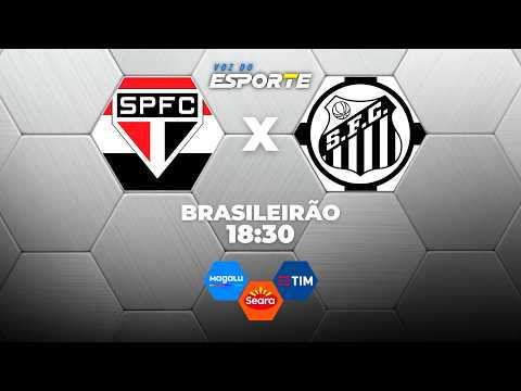 SÃO PAULO X SANTOS - AO VIVO | CAMPEONATO BRASILEIRO – 02/10/2026