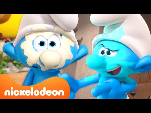 45 Minuten der LUSTIGSTEN Momente der Schlümpfe 🤣 | @Nicktoons