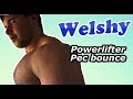 Hunky Beefy powerlifer with the best pec bouncing