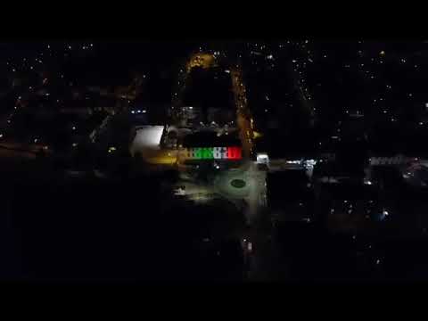 Montemurlo dall'alto vista col drone