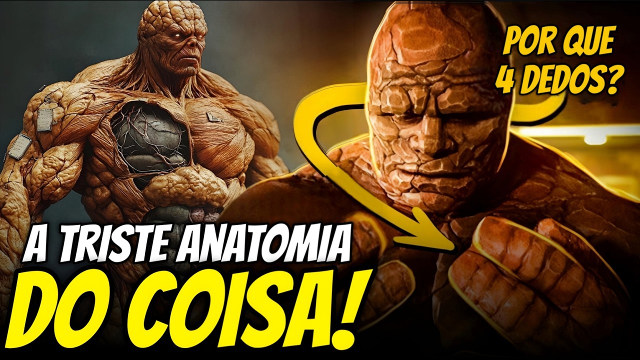 ANATOMIA BIZARRA DO COISA EXPLORADAS - OS ÓRGÃOS DELE SÃO FEITOS DE PEDRA? ELE É IMORTAL?