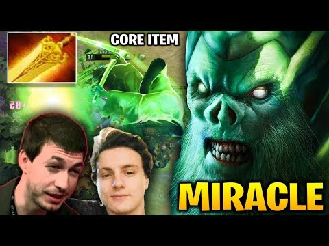 MIRACLE and FEAR playing Necrophos with Radiance Core Item Build