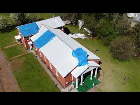 DRONE VIDEO: Severe weather damage in Mt. Enterprise, Texas