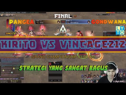 [GRAND CHAMPIONSHIP AM]Kirito VS VINTAGE212 20/2/2022 - ATLANTICA REBIRTH INDONESIA
