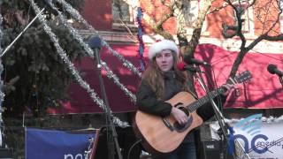 Thomasina Glenn Performing at the Haverhill Christmas Stroll 2016