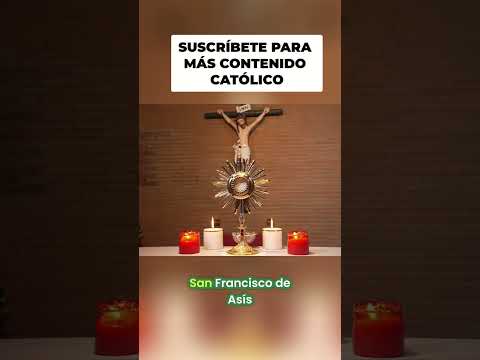 Oración de San Francisco de Asís: Gracias, Señor #shorts