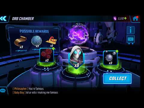 Ghost Spider Red Star Orbs Opening - Many Elite 5 and 6 Orbs Opened! - Marvel Strike Force - MSF