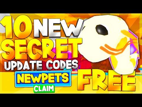 ALL 10 *SECRET PET* UPDATE CODES in BUBBLE GUM SIMULATOR (ROBLOX CODES)