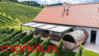 markilux pergola stretch reference - Weinschmiede 18