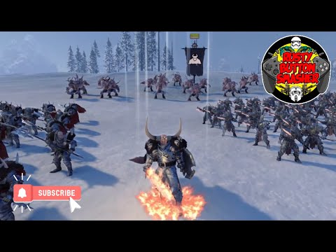 Total War: Warhammer 2 | Warriors of Choas VS Norsca | Battle of Baersonlings Camp | PC RTX3070