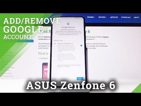 How to Use Google Account on ASUS Zenfone 6 –  Create, Use or Remove Account