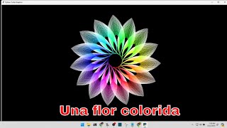 ¡Crea arte con Python Turtle 01: Una flor colorida!