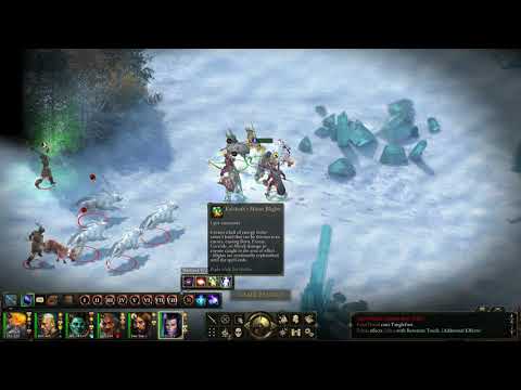 Pillars of Eternity Evil Playthrough in Hard (HD) - Feral Druids and Winter Wolves