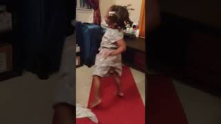 Tired 3 y/o D&#39;Ari Graves gigs to Truth Hurts by Lizzo