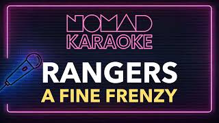 A Fine Frenzy - Rangers (Karaoke)