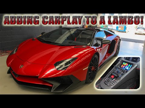 Lamborghini Aventador LP750-4 SV Apple Carplay Integration!!