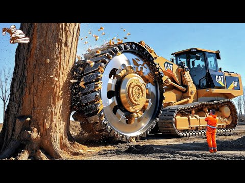 55 Amazing Chainsaw Machines Working Fastest | Monster Stump Removal Excavator #5