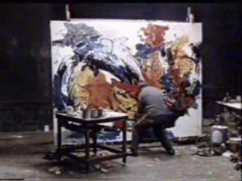 One more clip from  Karel Appel's studio