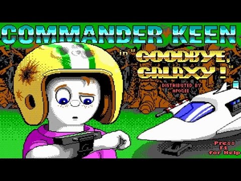 Commander Keen 4 gameplay (PC Game, 1991)