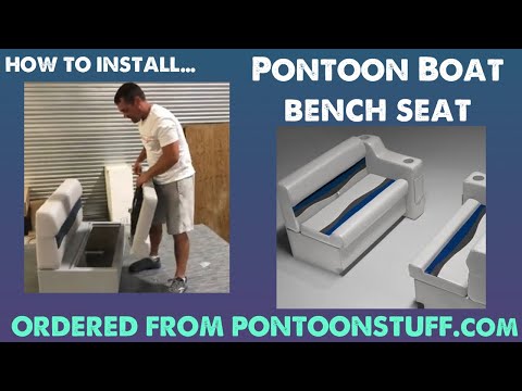 Installing Deckmate 38" Classic Bench Seat - From Pontoon Stuff