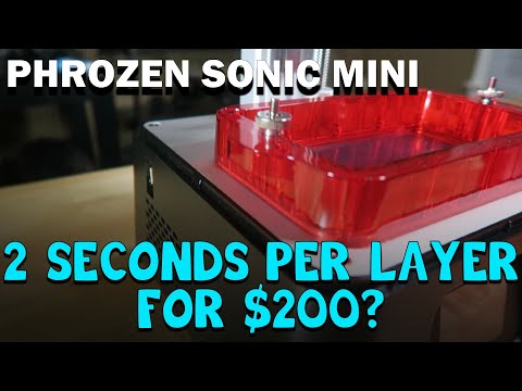 Phrozen Sonic Mini LCD Resin 3D Printer Demo