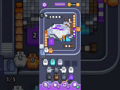 Pixel Flow Level 649 Walkthrough