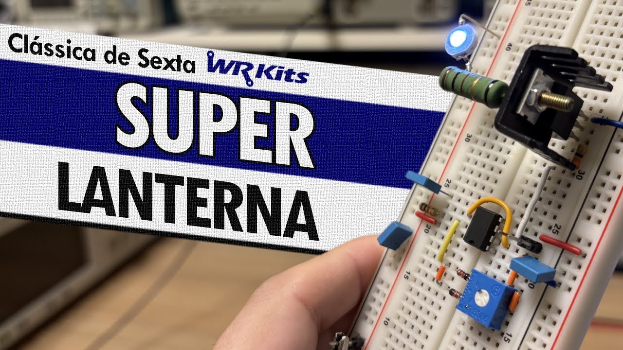 FAÇA UMA SUPER LANTERNA COM AJUSTE DE BRILHO!