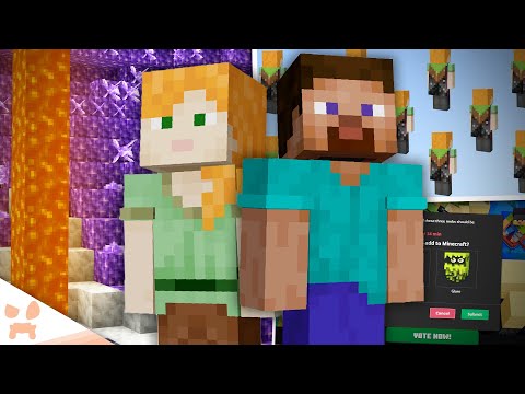 wattles - Crystal Caves Biome, New Steve, Minecraft Live, And More! | MINECRAFT NEWS RECAP