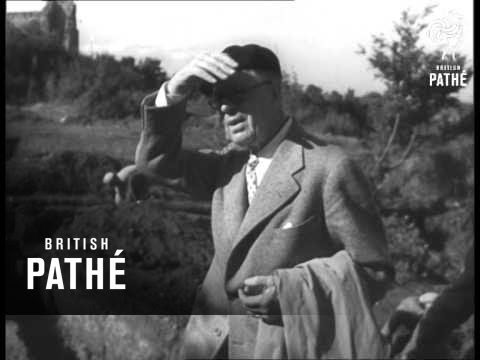 Charlie Chaplin In Paris For Premiere Of " A King In New York" (1957)